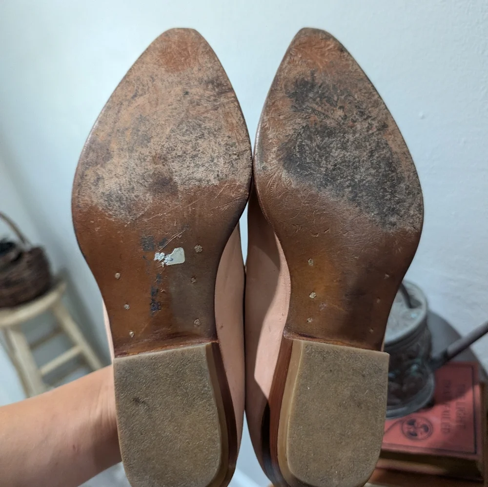Somora lowboots ankle pink‎ pointed toe size 38 low profile ankle